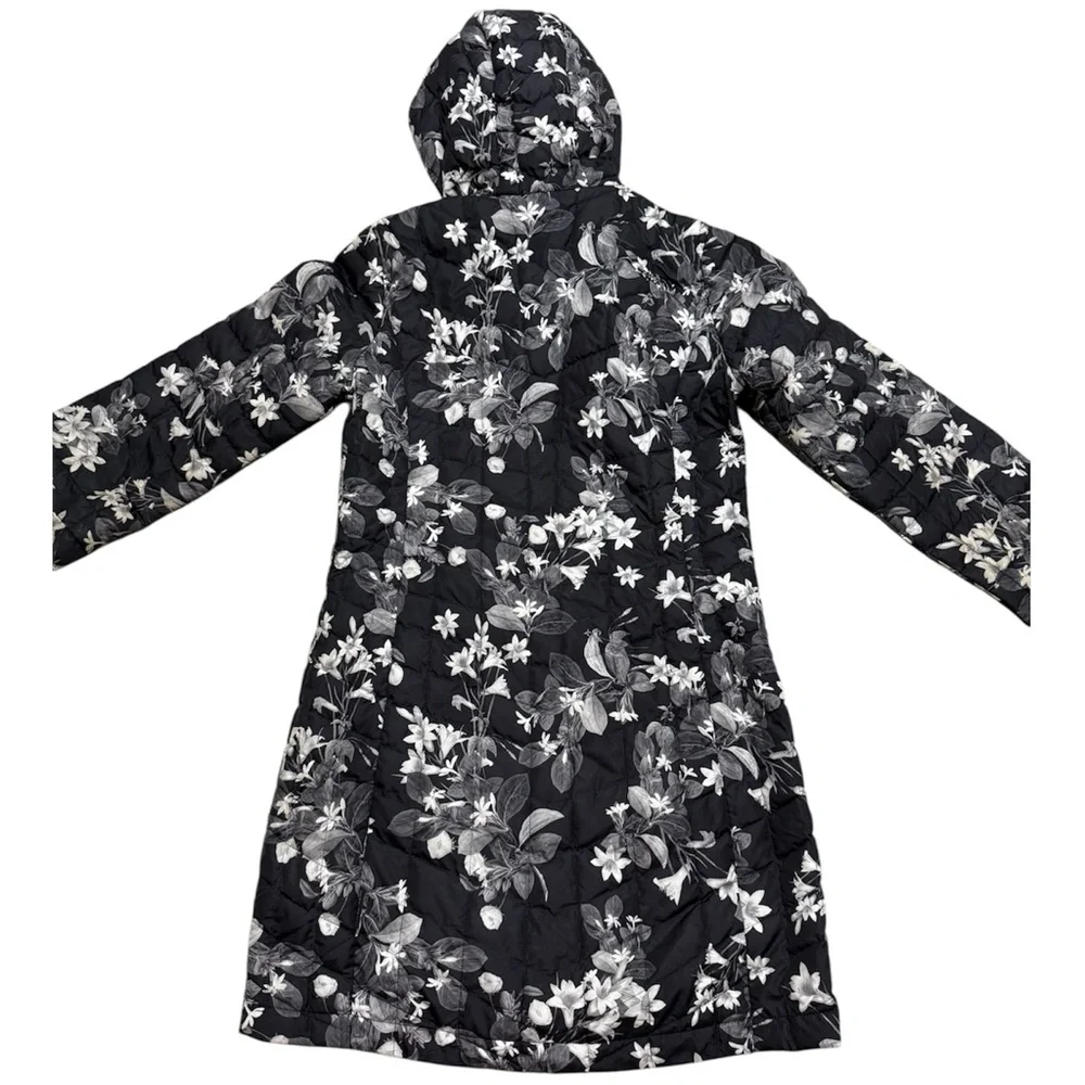 The North Face ThermoBall Parka II Black Floral Women’s Size XS - Picture 11 of 13